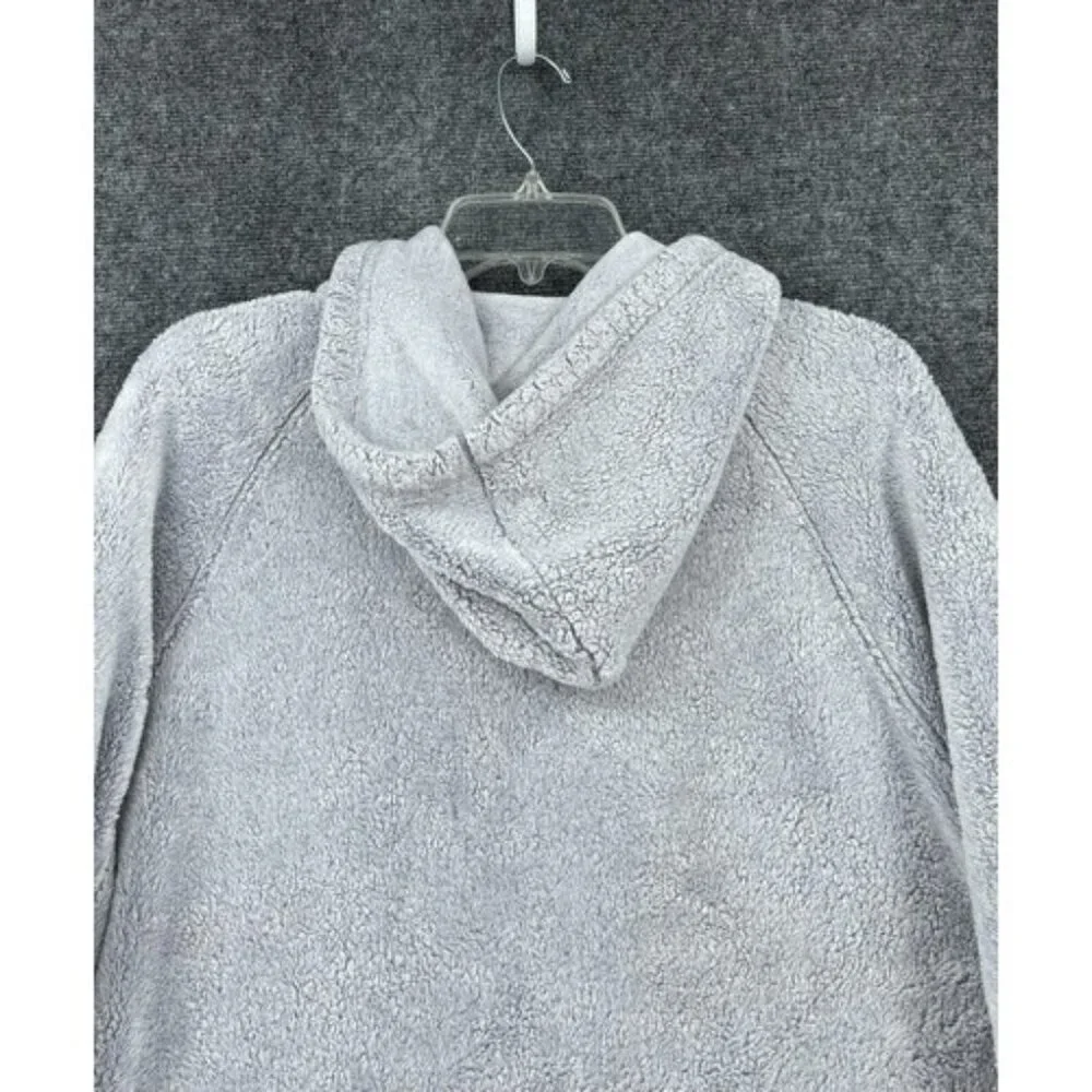 Gilly Hicks By Hollister Lounge Hoodie Sweatshirt Light Grey Size L Large - Picture 4 of 11
